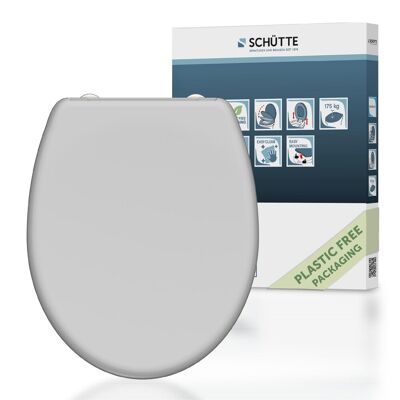 SCHÜTTE Grijze Soft-Close toiletbril SCHÜTTE Grijze Soft-Close toiletbril