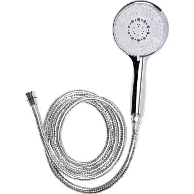 Differnz handdouche 5 standen met 1.5 m slang chroom Differnz handdouche 5 standen met 1.5 m slang chroom