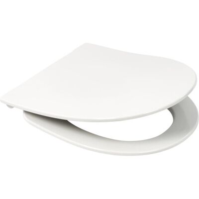 Plieger zano slim toiletbril (by pressalit) - d-vorm wc bril - duroplast - wit - met deksel - softclose - quick release - rvs bevestiging - geschikt voor geberit toilet Plieger zano slim toiletbril (by pressalit) - d-vorm wc bril - duroplast - wit - met deksel - softclose - quick release - rvs bevestiging - geschikt voor geberit toilet