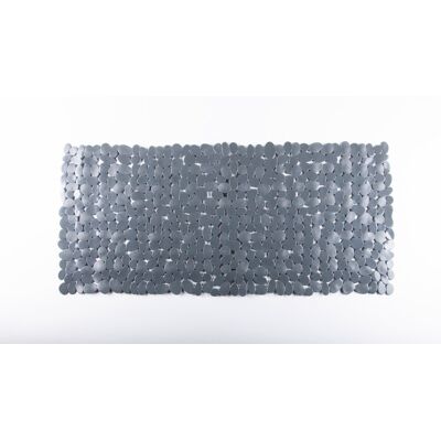 Eisl badmat - antislipmat - 880 x 400mm - steenmotief - antraciet/grijs Eisl badmat - antislipmat - 880 x 400mm - steenmotief - antraciet/grijs