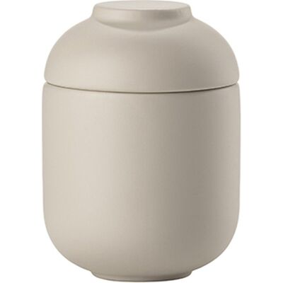 Zone Denmark sensu badkamer beker met deksel - toilet & badkamer accessoires voor wattenschijfjes, make-up of sieraden - 6,5 x 9 cm - sand Zone Denmark sensu badkamer beker met deksel - toilet & badkamer accessoires voor wattenschijfjes, make-up of sieraden - 6,5 x 9 cm - sand