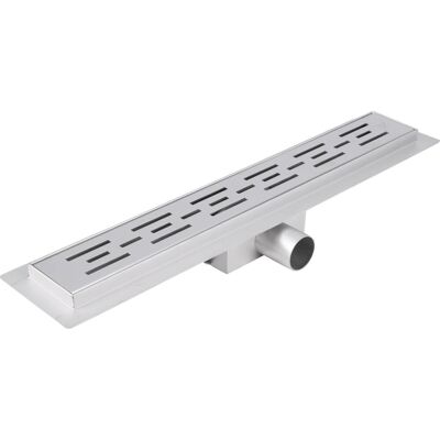Differnz douchegoot geborsteld rvs met flens 70x70x500mm - mat chroom (33.111.25) Differnz douchegoot geborsteld rvs met flens 70x70x500mm - mat chroom (33.111.25)
