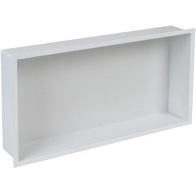Plieger inbox inbouwnis - met flens - rvs - 60x30x7.5cm - kleur rvs Plieger inbox inbouwnis - met flens - rvs - 60x30x7.5cm - kleur rvs