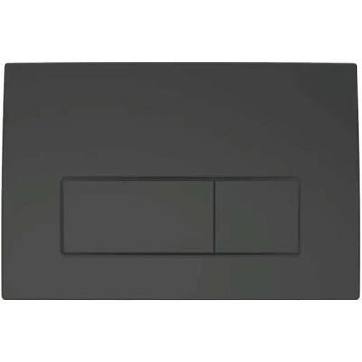 Geberit Delta 50 Dubbele Spoelknop - Mat Zwart - 24,6x16,4cm Geberit Delta 50 Dubbele Spoelknop - Mat Zwart - 24,6x16,4cm
