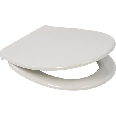 Plieger royal toiletbril - universele vorm wc bril - duroplast - wit - met deksel - rvs bevestiging - met softclose Plieger royal toiletbril - universele vorm wc bril - duroplast - wit - met deksel - rvs bevestiging - met softclose