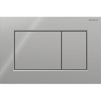 Geberit sigma01 bedieningsplaat - 2-toets spoeling - vierkant - glans chroom Geberit sigma01 bedieningsplaat - 2-toets spoeling - vierkant - glans chroom