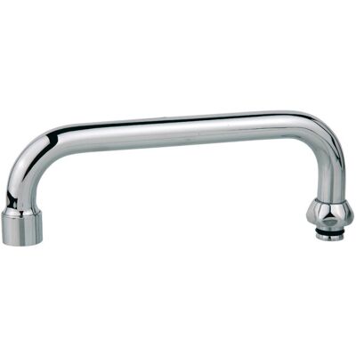 Kirchhoff u-uitloop - chroom - 3/4" x 200 mm Kirchhoff u-uitloop - chroom - 3/4" x 200 mm
