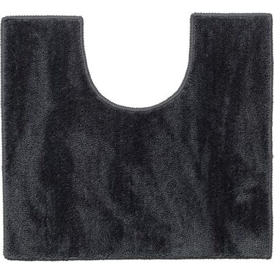 Sealskin - doux toiletmat 45x50 cm - polyester - donkergrijs Sealskin - doux toiletmat 45x50 cm - polyester - donkergrijs