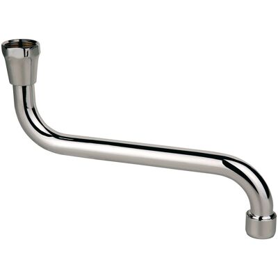 Kirchhoff onderuitloop 3/4 binnendraad 20cm chroom Kirchhoff onderuitloop 3/4 binnendraad 20cm chroom