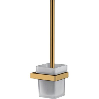 Plieger altea wc borstel met houder - wandmontage - geborsteld goud Plieger altea wc borstel met houder - wandmontage - geborsteld goud