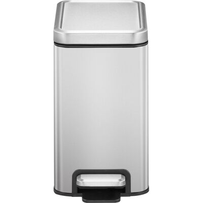 EKO - stella slim pedaalemmer 6 liter - stainless steel - mat rvs - prullenbak EKO - stella slim pedaalemmer 6 liter - stainless steel - mat rvs - prullenbak