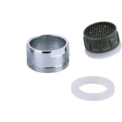 Kirchhoff eco-save straalregelaar - chroom - m24ag - 6l/min Kirchhoff eco-save straalregelaar - chroom - m24ag - 6l/min