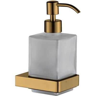 Plieger altea zeepdispenser - wandmontage - geborsteld goud Plieger altea zeepdispenser - wandmontage - geborsteld goud