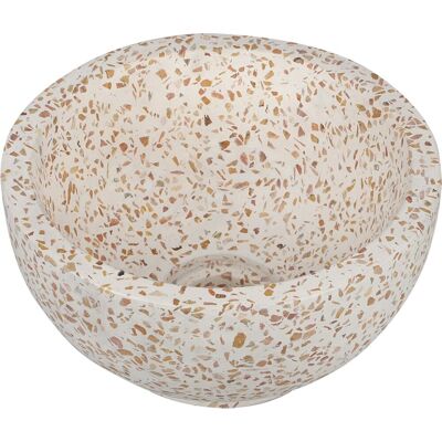 Differnz river waskom - 23x23x12cm - terrazzo beige Differnz river waskom - 23x23x12cm - terrazzo beige