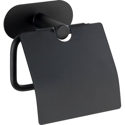 WENKO Orea Zwart Toiletrolhouder - Modern muurmodel badkameraccessoire WENKO Orea Zwart Toiletrolhouder - Modern muurmodel badkameraccessoire
