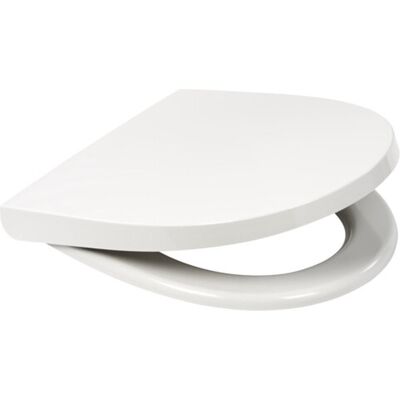 Plieger zano compact toiletbril - d-vorm wc bril - duroplast - wit - met deksel - softclose - quick release - geschikt voor geberit toilet Plieger zano compact toiletbril - d-vorm wc bril - duroplast - wit - met deksel - softclose - quick release - geschikt voor geberit toilet