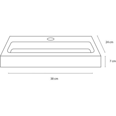 Differnz flat fonteinset 38x24x7 cm - keramiek wastafel met kraan - kraan recht mat goud - fontein met sifon & afvoerplug - opzetwastafel toilet - rechthoekig wit Differnz flat fonteinset 38x24x7 cm - keramiek wastafel met kraan - kraan recht mat goud - fontein met sifon & afvoerplug - opzetwastafel toilet - rechthoekig wit
