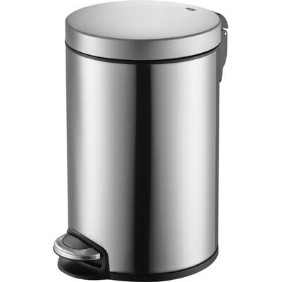 EKO - serene pedaalemmer 8 liter - stainless steel plastic - mat rvs - prullenbak EKO - serene pedaalemmer 8 liter - stainless steel plastic - mat rvs - prullenbak