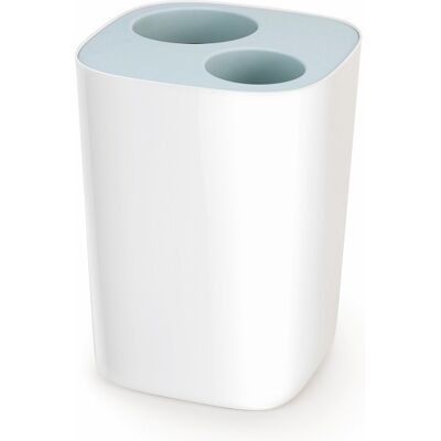 Joseph Joseph split prullenbak - badkamer keuken - 2 x 8l - creme Joseph Joseph split prullenbak - badkamer keuken - 2 x 8l - creme