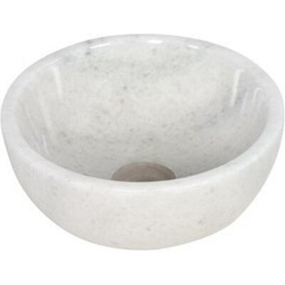 Plieger mini round waskom - 26x26x12cm - marmer wit Plieger mini round waskom - 26x26x12cm - marmer wit