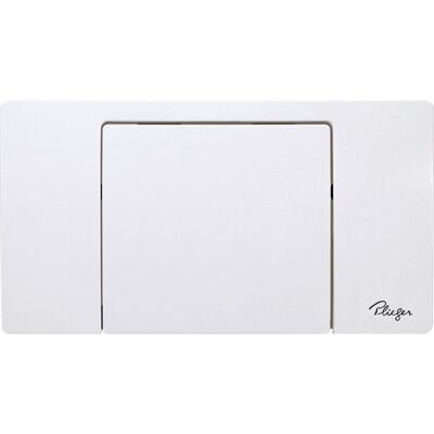 Plieger neckar bedieningspaneel - bedieningspaneel toilet wit - frontbediening - 1 start/stop knop Plieger neckar bedieningspaneel - bedieningspaneel toilet wit - frontbediening - 1 start/stop knop