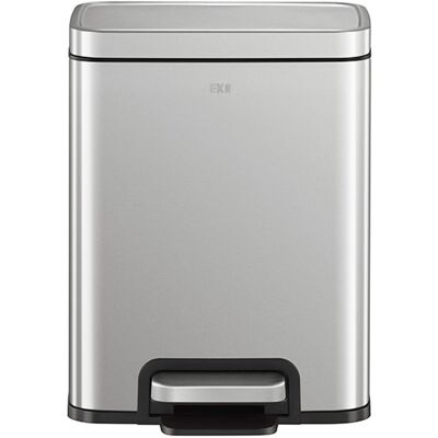 EKO - madison pedaalemmer 8 liter - stainless steel plastic - misty mat rvs - prullenbak EKO - madison pedaalemmer 8 liter - stainless steel plastic - misty mat rvs - prullenbak