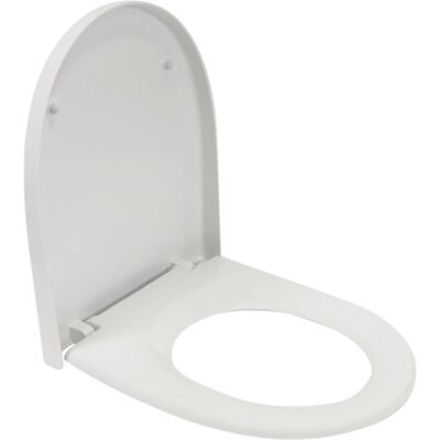 Plieger kadett 300s toiletbril - d-vorm wc bril - duroplast - wit - met deksel - rvs bevestiging - geschikt voor geberit toilet Plieger kadett 300s toiletbril - d-vorm wc bril - duroplast - wit - met deksel - rvs bevestiging - geschikt voor geberit toilet