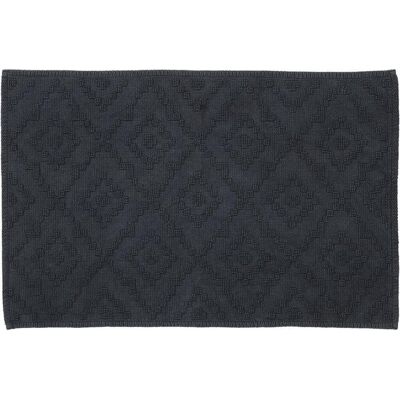 Sealskin aztec badmat 60x90 cm katoen donkergrijs Sealskin aztec badmat 60x90 cm katoen donkergrijs