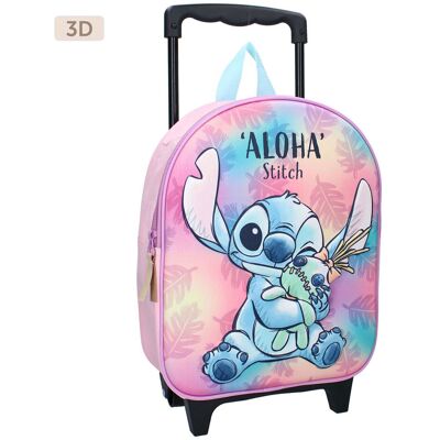 Vadobag Stitch 3d trolley rugzak great escapes Roze Vadobag Stitch 3d trolley rugzak great escapes Roze