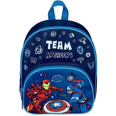 Undercover Rugzak avengers met voorvak Blauw Undercover Rugzak avengers met voorvak Blauw