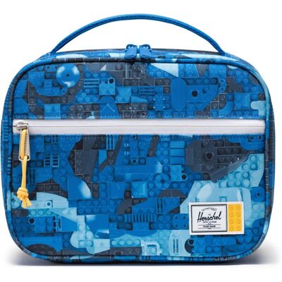 Herschel thermische zak lego pop quiz lunch box little abstract bricks blue blauw Herschel thermische zak lego pop quiz lunch box little abstract bricks blue blauw