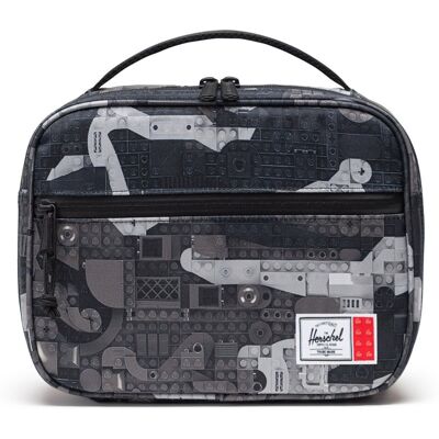 Herschel Lego pop quiz lunch box - abstract bricks black Herschel Lego pop quiz lunch box - abstract bricks black