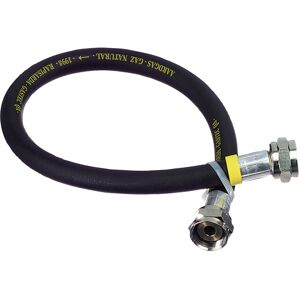 Merk Basic Gasslang 150 cm Aluminium Koppeling - Gas slang Merk Basic Gasslang 150 cm Aluminium Koppeling - Gas slang