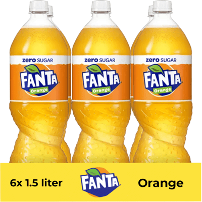Fanta zero orange pet (6x 1.5 liter) Fanta zero orange pet (6x 1.5 liter)