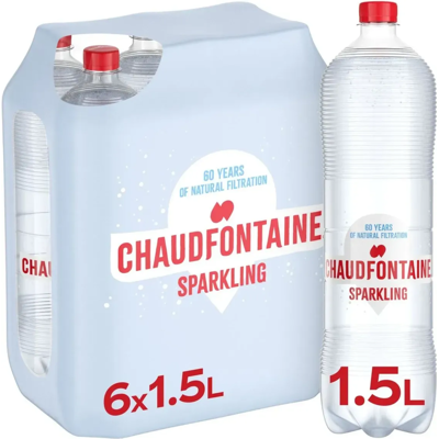 Chaudfontaine sparkling rood pet (6x 1,5 liter) Chaudfontaine sparkling rood pet (6x 1,5 liter)