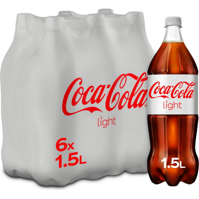 Coca-Cola light pet (6x 1.5 liter) Coca-Cola light pet (6x 1.5 liter)