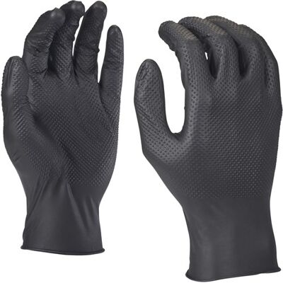 Milwaukee nitrile disposable gloves grip - 9/l - 50 pc wegwerp handschoenen nitril - 9/l - (50 stuks in doos) - 4932493235 Milwaukee nitrile disposable gloves grip - 9/l - 50 pc wegwerp handschoenen nitril - 9/l - (50 stuks in doos) - 4932493235