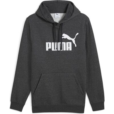 PUMA ess no. 1 logo hoodie fl unisex trui - dark gray heather PUMA ess no. 1 logo hoodie fl unisex trui - dark gray heather