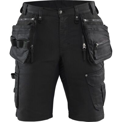 Blåkläder Blaklader short denim stretch x1900 1992-1141 - zwart/zwart - c54 Blåkläder Blaklader short denim stretch x1900 1992-1141 - zwart/zwart - c54
