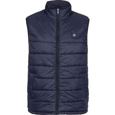 Petrol Industries - heren gewatteerde bodywarmer dawson - blauw - maat xxl Petrol Industries - heren gewatteerde bodywarmer dawson - blauw - maat xxl