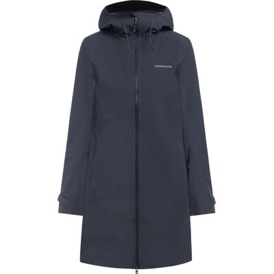 Didriksons bea wns parka 6 dames outdoorjas - dark night blue 40 Didriksons bea wns parka 6 dames outdoorjas - dark night blue 40