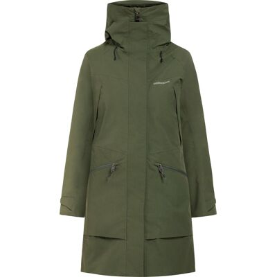 Didriksons ilma wns parka 8 dames outdoorjas - deep green Didriksons ilma wns parka 8 dames outdoorjas - deep green