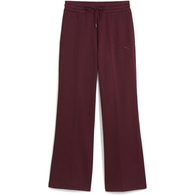 PUMA her comfort high-waist straight pants fl op dames broek - ruby shimmer l PUMA her comfort high-waist straight pants fl op dames broek - ruby shimmer l