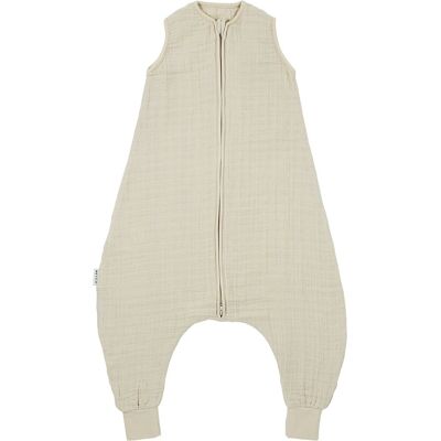 Meyco baby uni baby zomer slaapoverall jumper - pre-washed hydrofiel - soft sand - 80cm - 0.5 tog Meyco baby uni baby zomer slaapoverall jumper - pre-washed hydrofiel - soft sand - 80cm - 0.5 tog