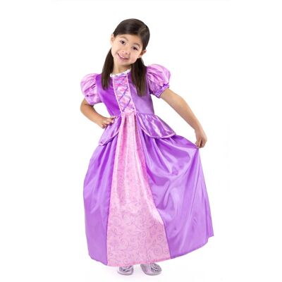 Little Adventures - rapunzel jurk - maat m (98-104) Little Adventures - rapunzel jurk - maat m (98-104)