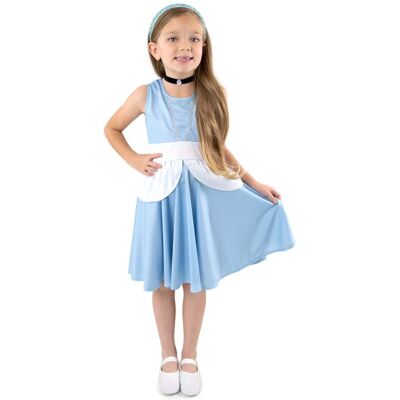 Little Adventures - cinderella twirl jurk - maat 98-110 Little Adventures - cinderella twirl jurk - maat 98-110