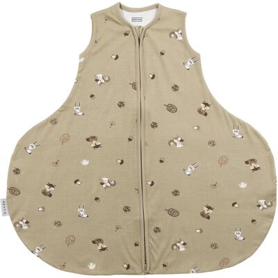 Meyco baby forest animals baby slaapzak heupdysplasie - sand - 70cm - 0.5 tog Meyco baby forest animals baby slaapzak heupdysplasie - sand - 70cm - 0.5 tog