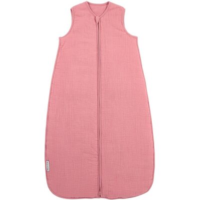 Meyco baby uni baby slaapzak gevoerd - pre-washed hydrofiel - rose - 70cm - 2.0 tog Meyco baby uni baby slaapzak gevoerd - pre-washed hydrofiel - rose - 70cm - 2.0 tog