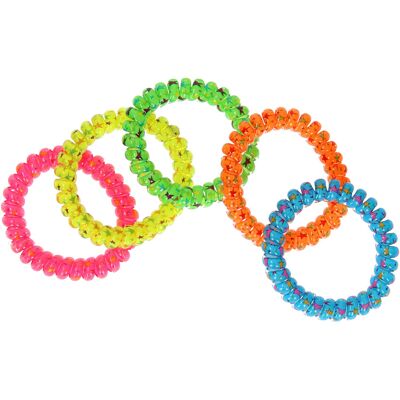 Duckiez Armband neon met sterretjes Duckiez Armband neon met sterretjes