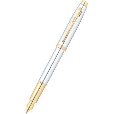 Sheaffer vulpen - 100 e9340 - f - bright chrome gold tone Sheaffer vulpen - 100 e9340 - f - bright chrome gold tone